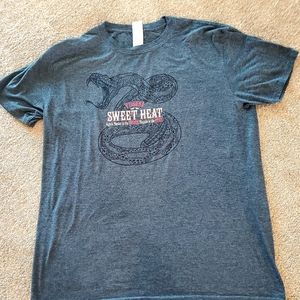 Men's sweet heat tequila tshirt L